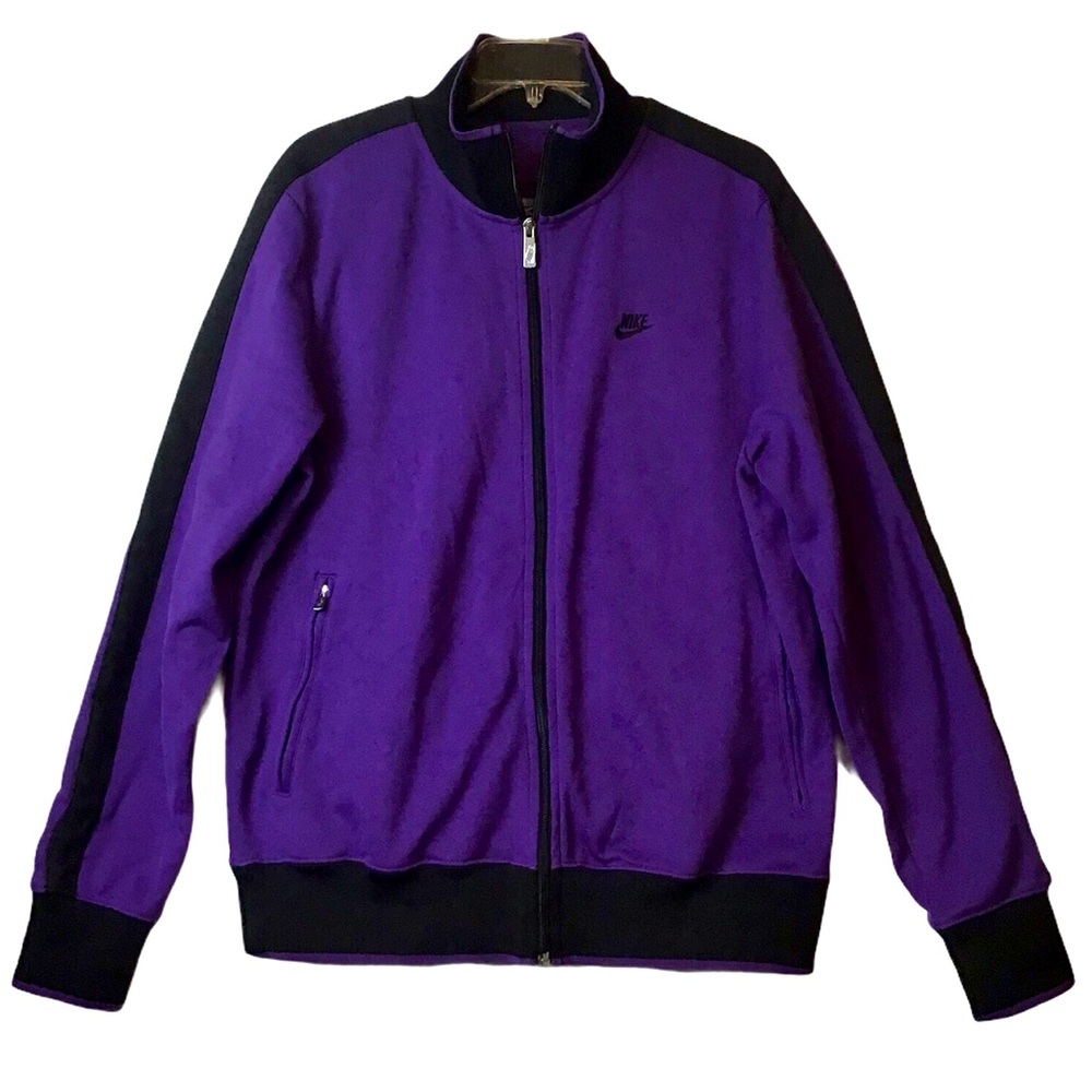 Nike Sportswear Purple and Black Zip Jacket